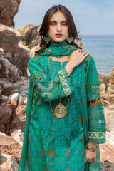 SN4-01 | 3PC Unstitched Sunshine Premium Lawn By Charizma