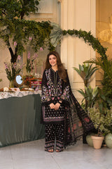 Unstitched 3-PC Embroidered Lawn Vital Collection By Sobia Nazir - VT25-5A