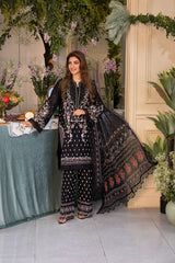Unstitched 3-PC Embroidered Lawn Vital Collection By Sobia Nazir - VT25-5A