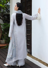 3-PC Unstitched Linen Embroidered Qline By Qalamkar | HAZE