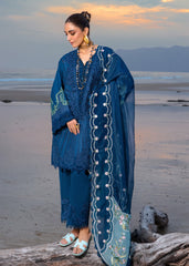 2B | Ulysses - Midnight | 3PC Unstitched Lawn Crimson By Saira Shakira