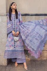 NS-119 | 3PC - Unstitched Maya Swiss Lawn Collection By Nureh