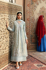 3-PC Unstitched Chffon Embroidered Romansiyyah By Emaan Adeel | SHABEENA