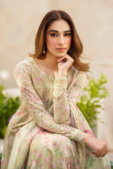 SFL - 05 | 3PC Unstitched Embroidered Lawn Festive By IZNIK