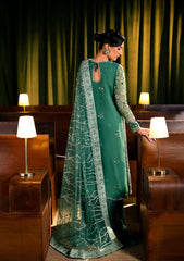 Formal Handwork Unstitched - 3 Piece Organza - Poly Net VERDELLA By ELAF SERENADE