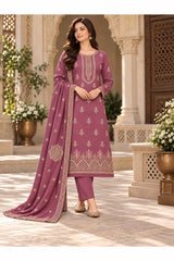 3pcs unstiched suit By Corduoy Collection