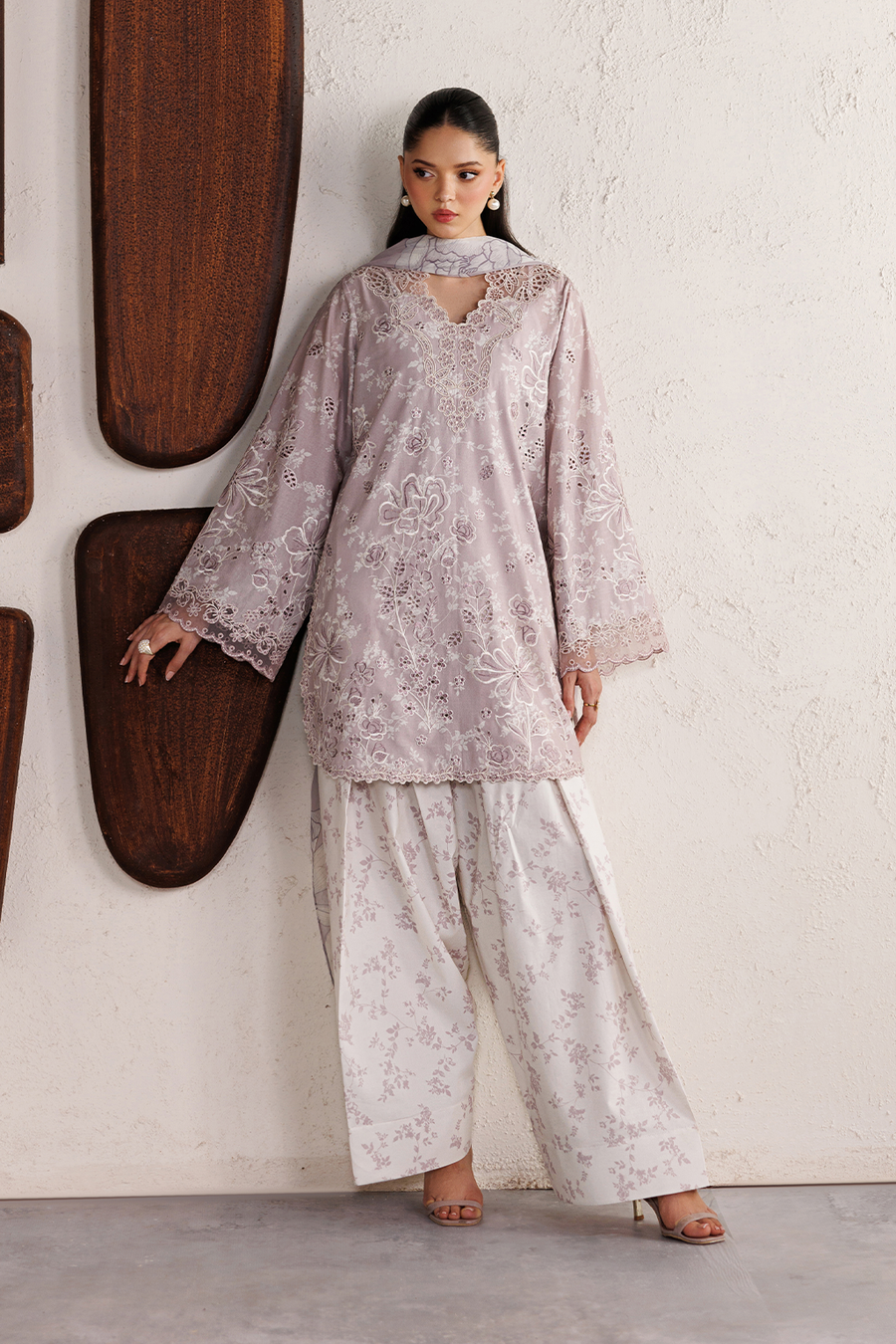 3-PC Unstitched Embroidered Festive Lawn By Iznik | IBE-07