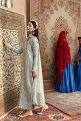 3-PC Unstitched Chffon Embroidered Romansiyyah By Emaan Adeel | SHABEENA