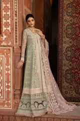 D-02 Moon Mist | 3PC Unstitched Suit Luxury Chiffon Dilkash By Lavish Premium