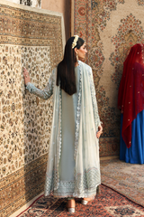 3-PC Unstitched Chffon Embroidered Romansiyyah By Emaan Adeel | SHABEENA