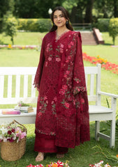3-PC Unstitched Embroidered Luxury Lawn By Elaf | ELQ-4A