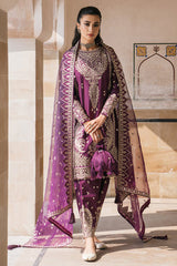 SL24-D6 | 3PC Unstitched Shahkaar Luxury Lawn By Jazmin