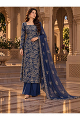 Karandi collection Embroidered chiffon dupatta By Lahore Cloth