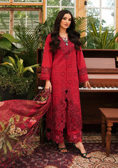 KLE-04 Valentino | 3PC Unstitched Suit Luxury Lawn By Kahf Premium