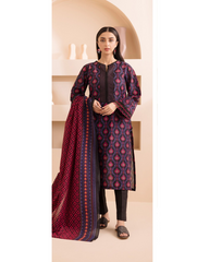2-PC Shirt Dupatta Unstitched Printed Lawn By Zellbury | 03154