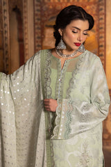 NJ-94 LAMOUR - 3PC - Unstitched Embroidered Lawn Maya by Nureh