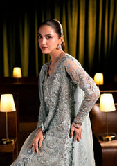 Formal Handwork Unstitched - 3 Piece Organza - Poly Net LUMIERE By ELAF SERENADE