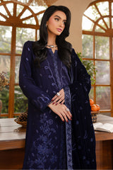 NE-124 | 3Pc Luxury Unstitched Velvet Shawl Collection Exclusive By Nureh