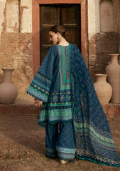 3-PC Unstitched Digital Printed Lawn Aangan By Kahf | SUMBUL