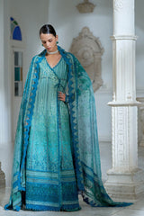 3-PC Unstitched Embroidered Lawn Luxury Lawn By Sobia Nazir | LEE26-6A