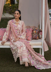 3-PC Unstitched Luxury Embroidered Lawn By Kahf | KLR-09 Bellerose