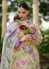 3-PC Unstitched Digital Printed Lawn Signature By Elaf | KIARA