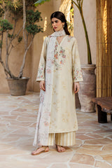 3-PC Unstitched Printed Lawn By Iznik | UE-669