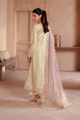 3-PC Unstitched Embroidered Textured EId Lawn By Iznik | EL-10