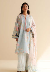 3-PC Unstitched Printed Lawn Coco By Zara Shahjahan | VARA-8B