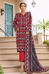 3-PC Stitched Printed Khaddar By Sada Bahar | 6245