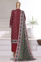 3-PC Stitched Printed Khaddar By Sada Bahar | 6247