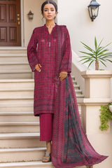 3-PC Stitched Printed Khaddar By Sada Bahar | 6249