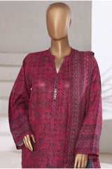 3-PC Stitched Printed Khaddar By Sada Bahar | 6249