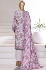3-PC Stitched Printed Khaddar By Sada Bahar | 6253