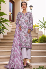 3-PC Stitched Printed Khaddar By Sada Bahar | 6253