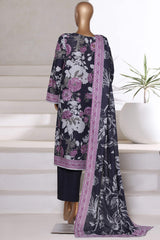 3-PC Stitched Printed Khaddar By Sada Bahar | 6255
