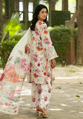 3-PC Unstitched Digital Printed Lawn Signature By Elaf | CLAIRE