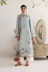 3-PC Unstitched Embroidered Exclusive Lawn By Iznik | UE-679