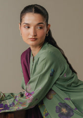 3-PC Unstitched Digital printed Linen Amber Days By Zara Shahjahan | 8B