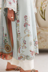 3-PC Unstitched Embroidered Exclusive Lawn By Iznik | UE-679