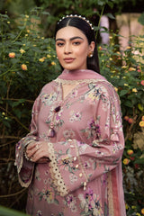 AF-PL-6011-CAMELIA | 3PC Unstitched Lawn Digital Print Sheen By Alizeh