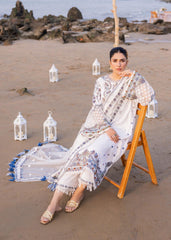 Amira (A) | 3PC Unstitched Lawn Siraa By Sadaf Fawad Khan