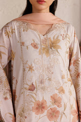 3-PC Unstitched Embroidered Festive Lawn By Iznik | IBE-05