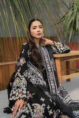 JK-09 EVADNE | 3Pc Unstitched Qline Lawn Collection By Qalamkar