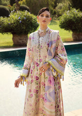 Elaf Print Chikankari Unstitched 3Pc Suit ECT-06A RIVERDALE