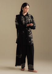 3-PC Unstitched Embroidered Plain Khaddar Coco By Zara Shahjahan | LAUREL-9A