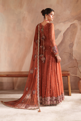 3-PC Unstitched Embroidered Net Chinon Chiffon By Iznik | CC-78