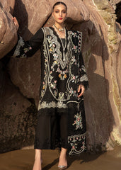 1A | Lolita - Onyx | 3PC Unstitched Lawn Crimson By Saira Shakira