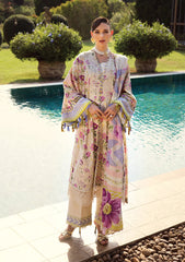 Elaf Print Chikankari Unstitched 3Pc Suit ECT-06A RIVERDALE