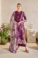 SFL - 04 | 3PC Unstitched Embroidered Lawn Festive By IZNIK